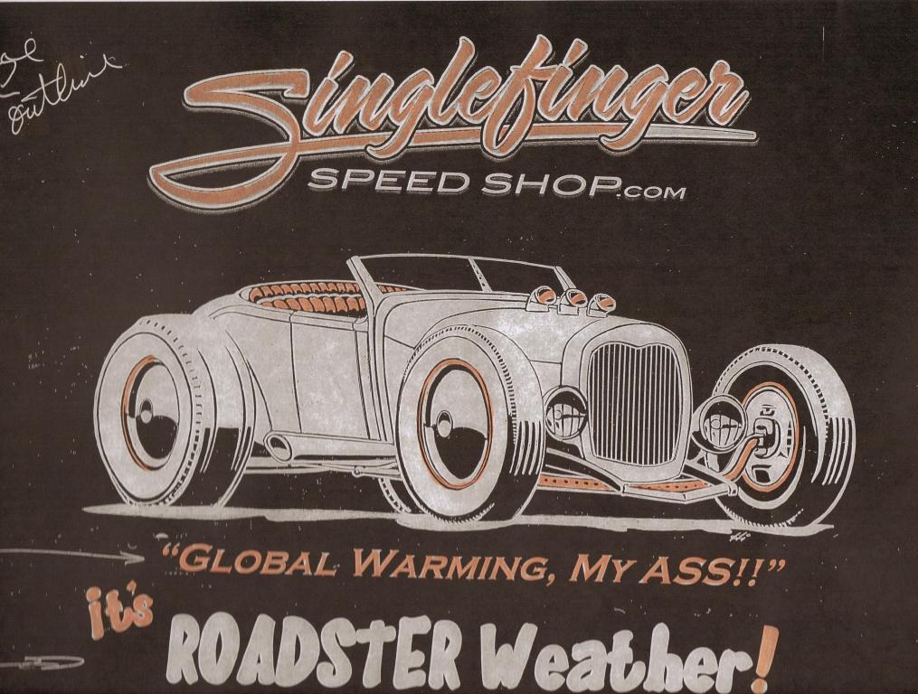 Singlefinger Global Warming Tshirt Singlefinger Global Warming Tshirt
